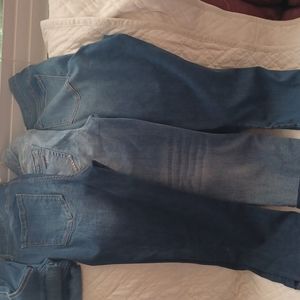 Lot of 3 size 13/14 two pairs are skinny leg one pair are capri